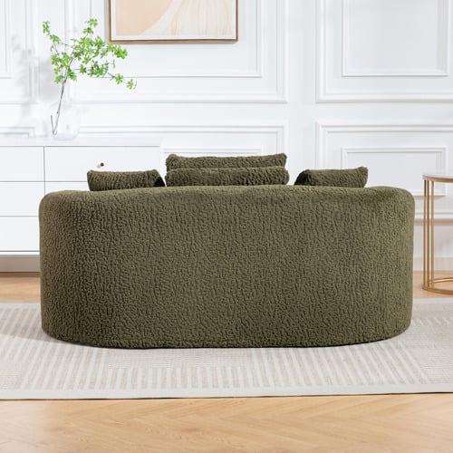 Huxley Curved 2 Seater Upholstered Sofa