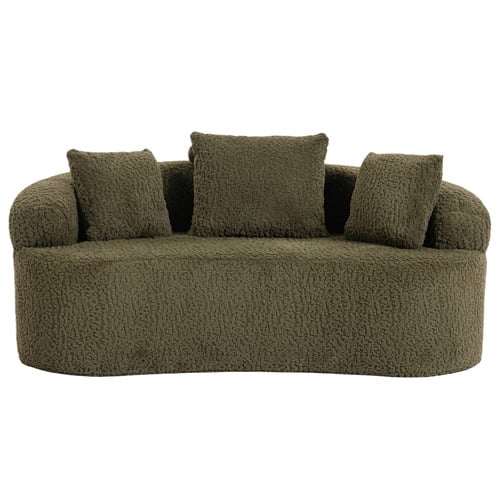 Huxley Curved 2 Seater Upholstered Sofa