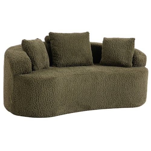 Huxley Curved 2 Seater Upholstered Sofa