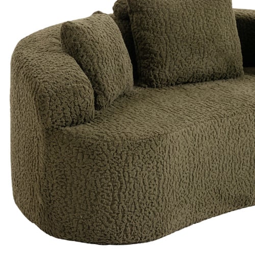 Huxley Curved 2 Seater Upholstered Sofa