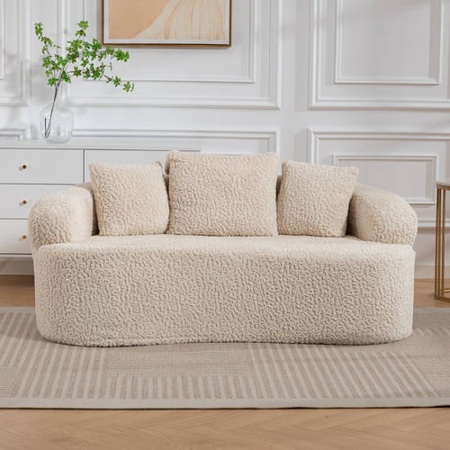 Huxley Curved 2 Seater Upholstered Sofa