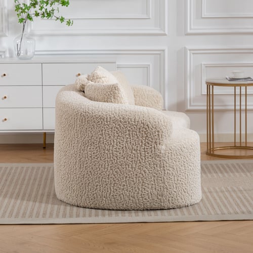 Huxley Curved 2 Seater Upholstered Sofa