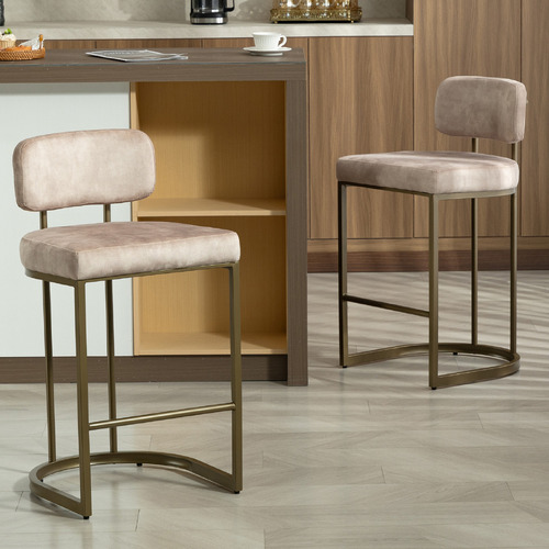 66cm-Ricano-Velvet-Bar-Stools