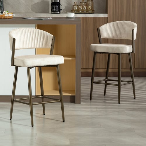Chacino Velvet Bar Stools