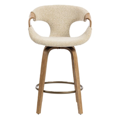 Rune Upholstered Swivel Counter Stools
