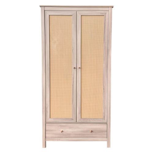 Jihan 1 Drawer 2 Door Wardrobe