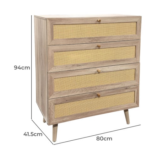 Jihan 4 Drawer Chest