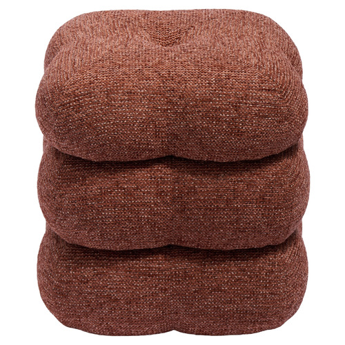 Zinnia Chenille Swivel Ottoman