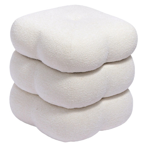 Zinnia Chenille Swivel Ottoman