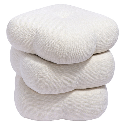 Zinnia Chenille Swivel Ottoman