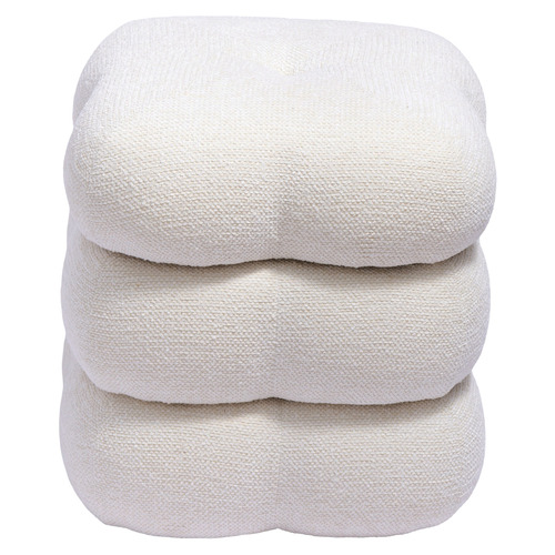 Zinnia Chenille Swivel Ottoman