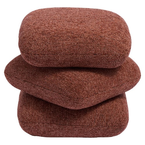 Devika Chenille Swivel Ottoman