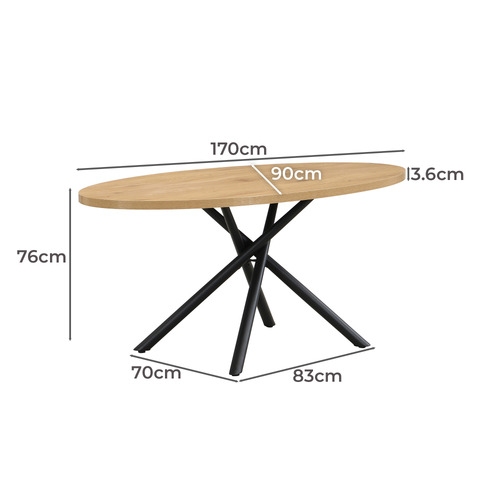 Ollie Oval Dining Table