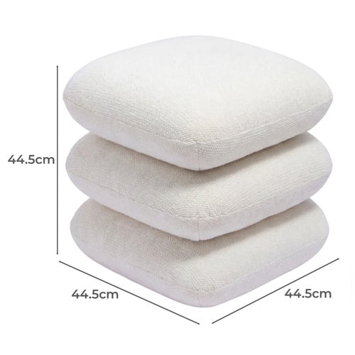 Devika Chenille Swivel Ottoman