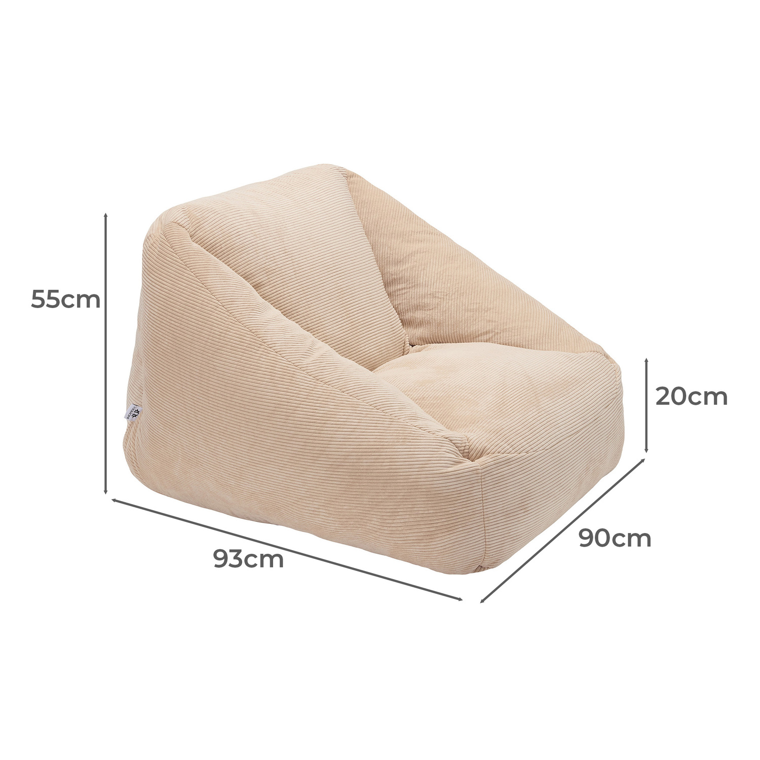 Dion Corduroy Lounge Chair