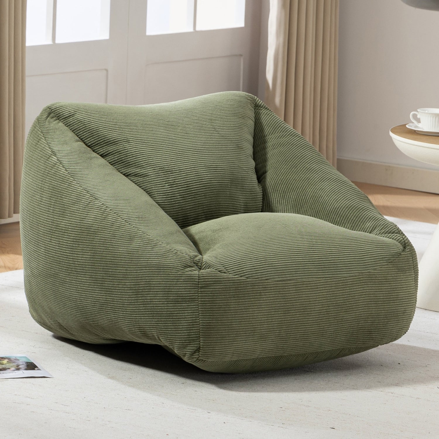 Dion Corduroy Lounge Chair