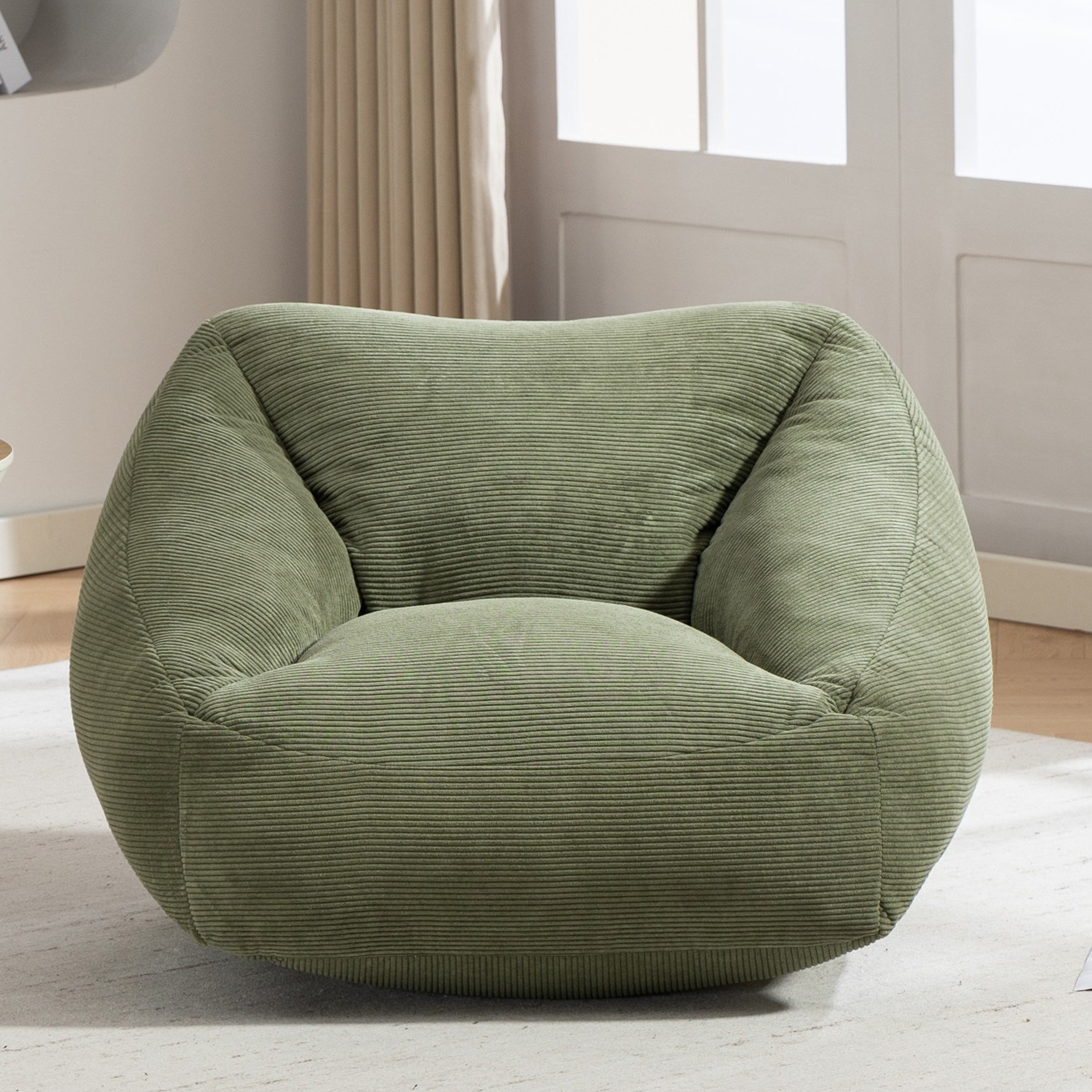 Dion Corduroy Lounge Chair