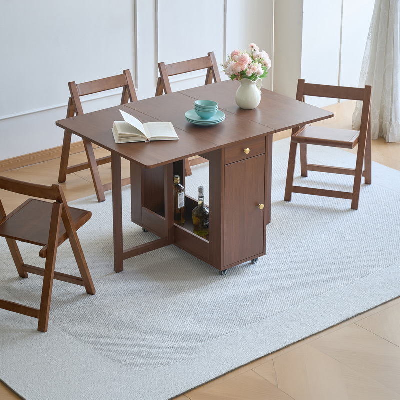 Fenella 4 Seater Foldable Dining Table & Chair Set