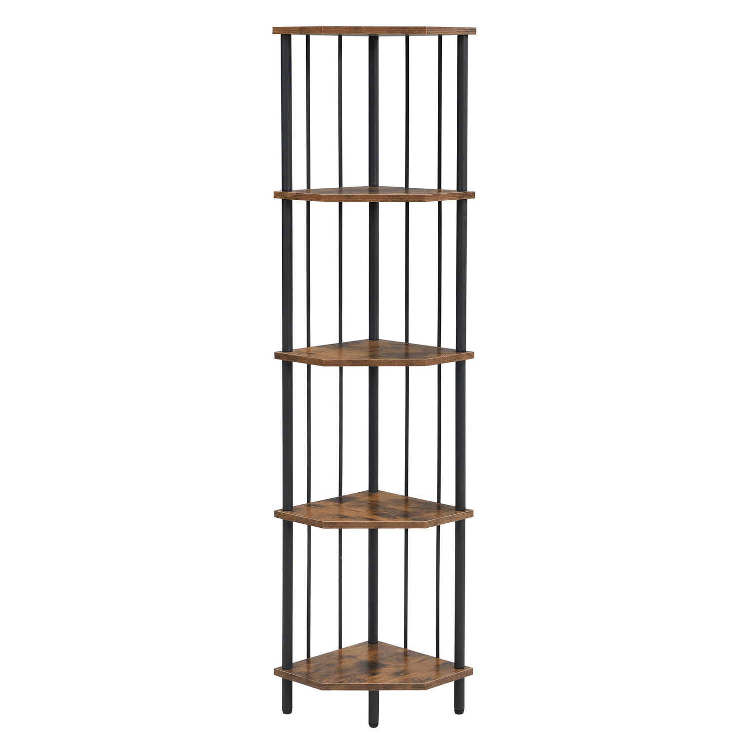 Lewis 5 Tier Corner Shelving Unit