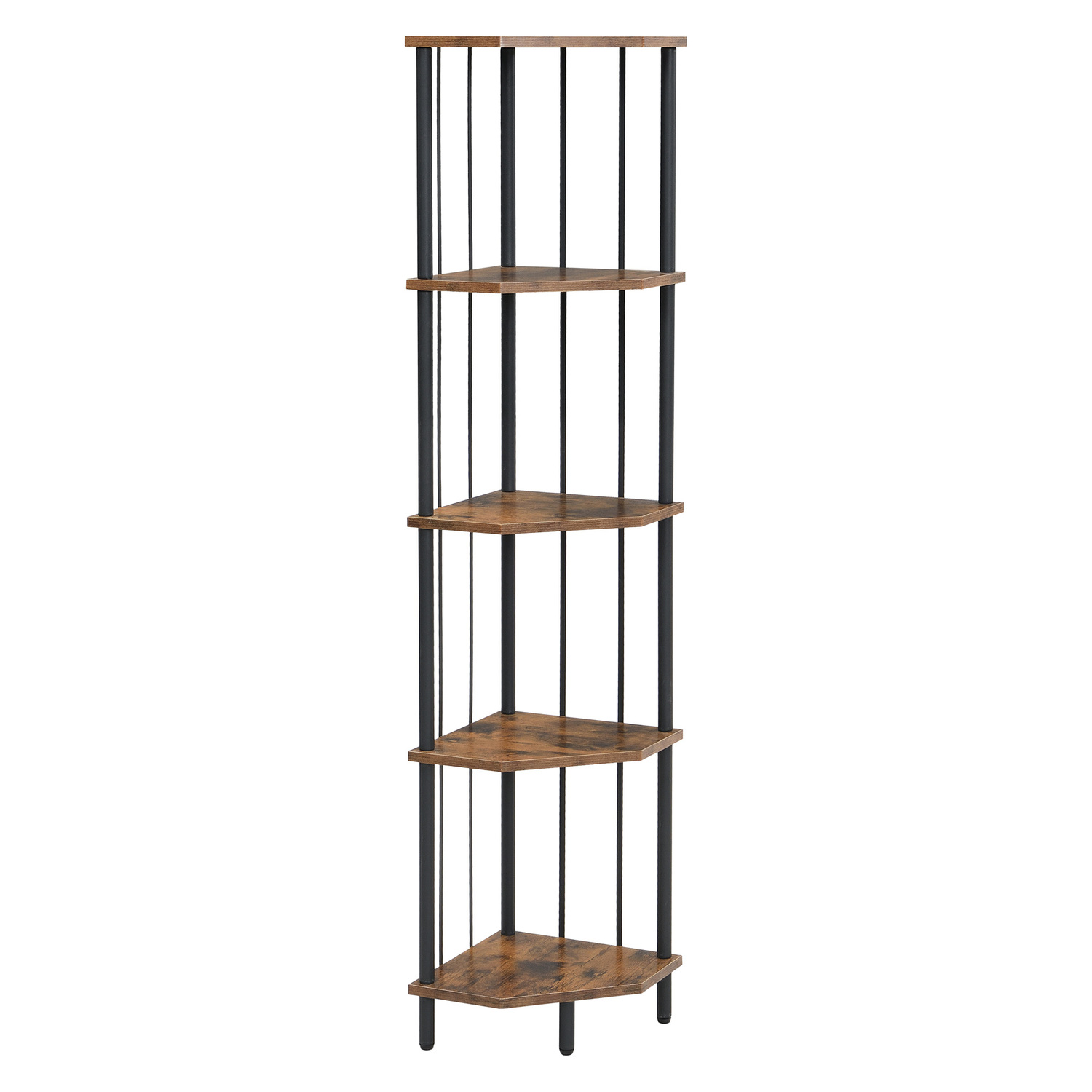 Lewis 5 Tier Corner Shelving Unit