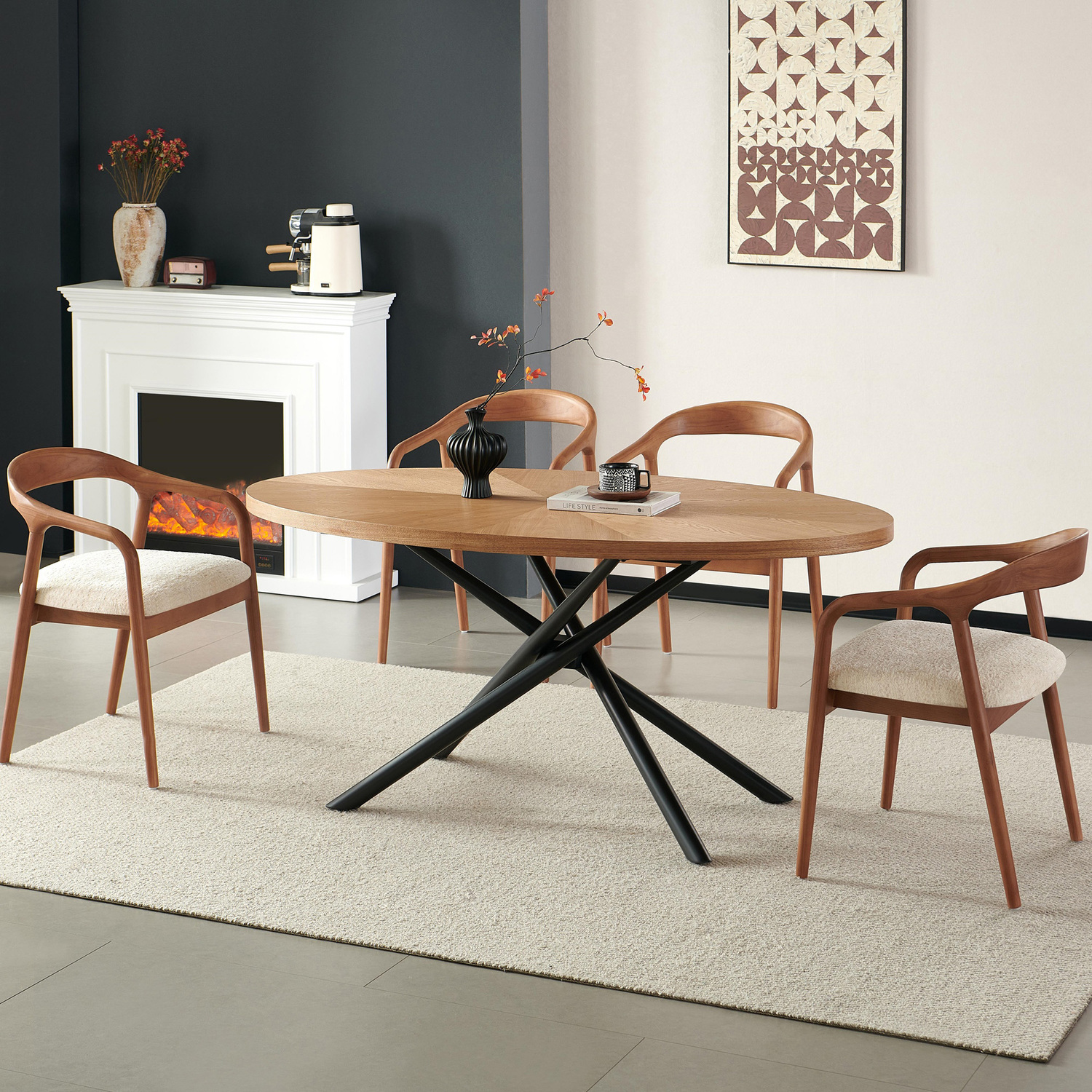 Glendale Oval Dining Table