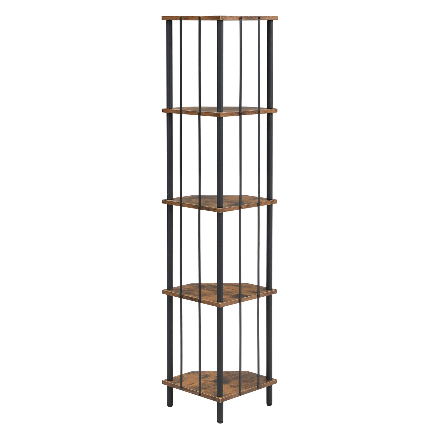 Lewis 5 Tier Corner Shelving Unit