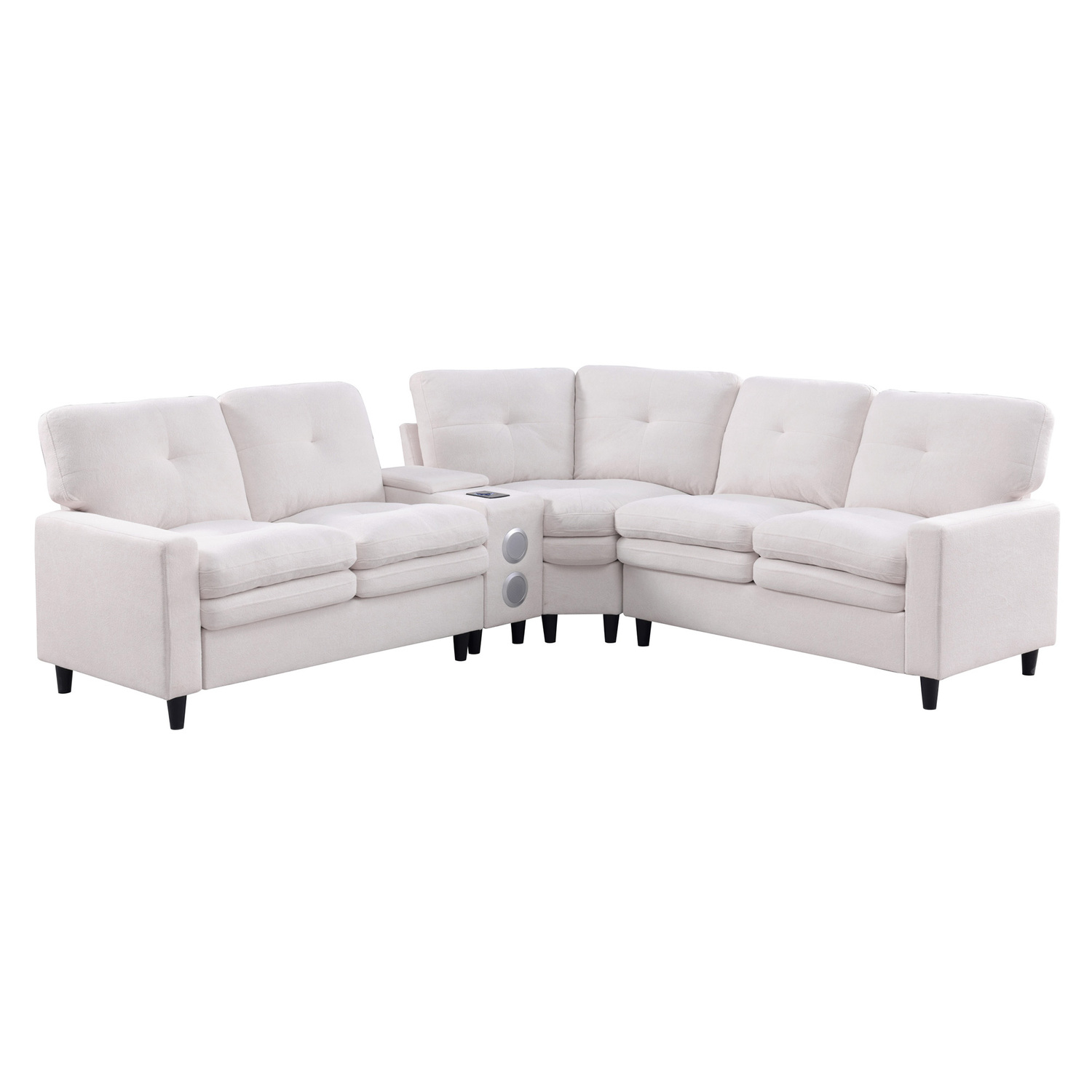 Wilmer 5 Seater Upholstered Modular Sofa