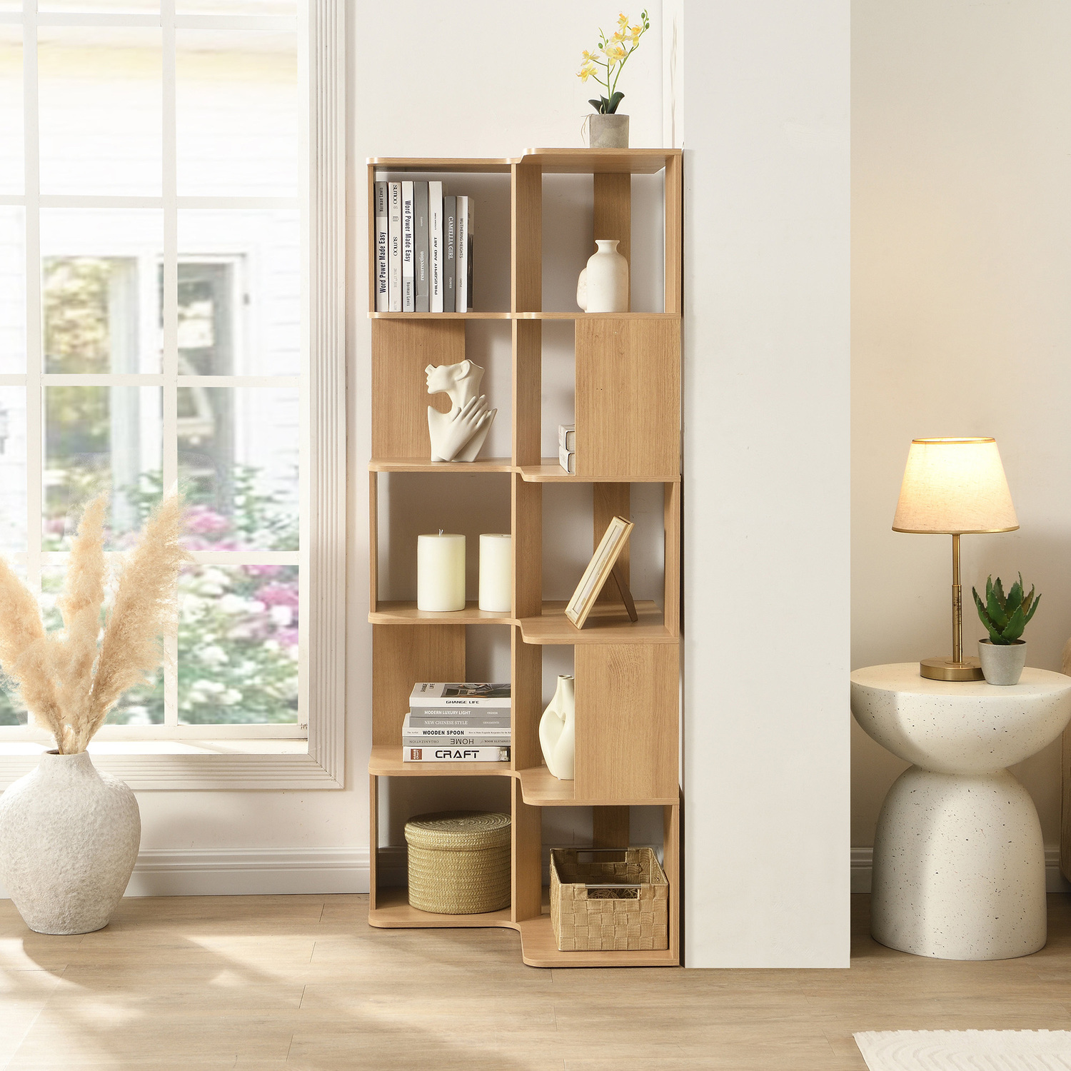 Eufala L-Shaped Shelving Unit
