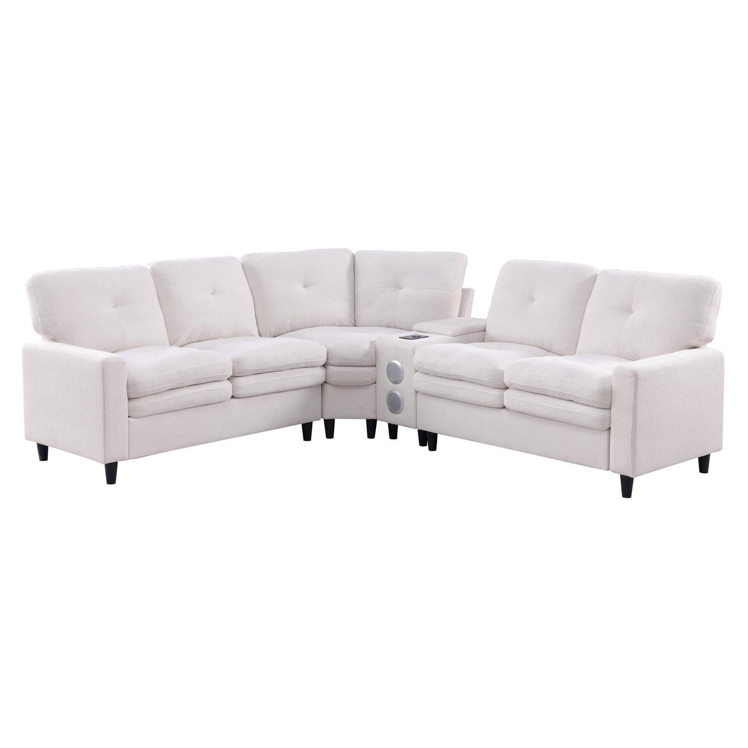 Wilmer 5 Seater Upholstered Modular Sofa