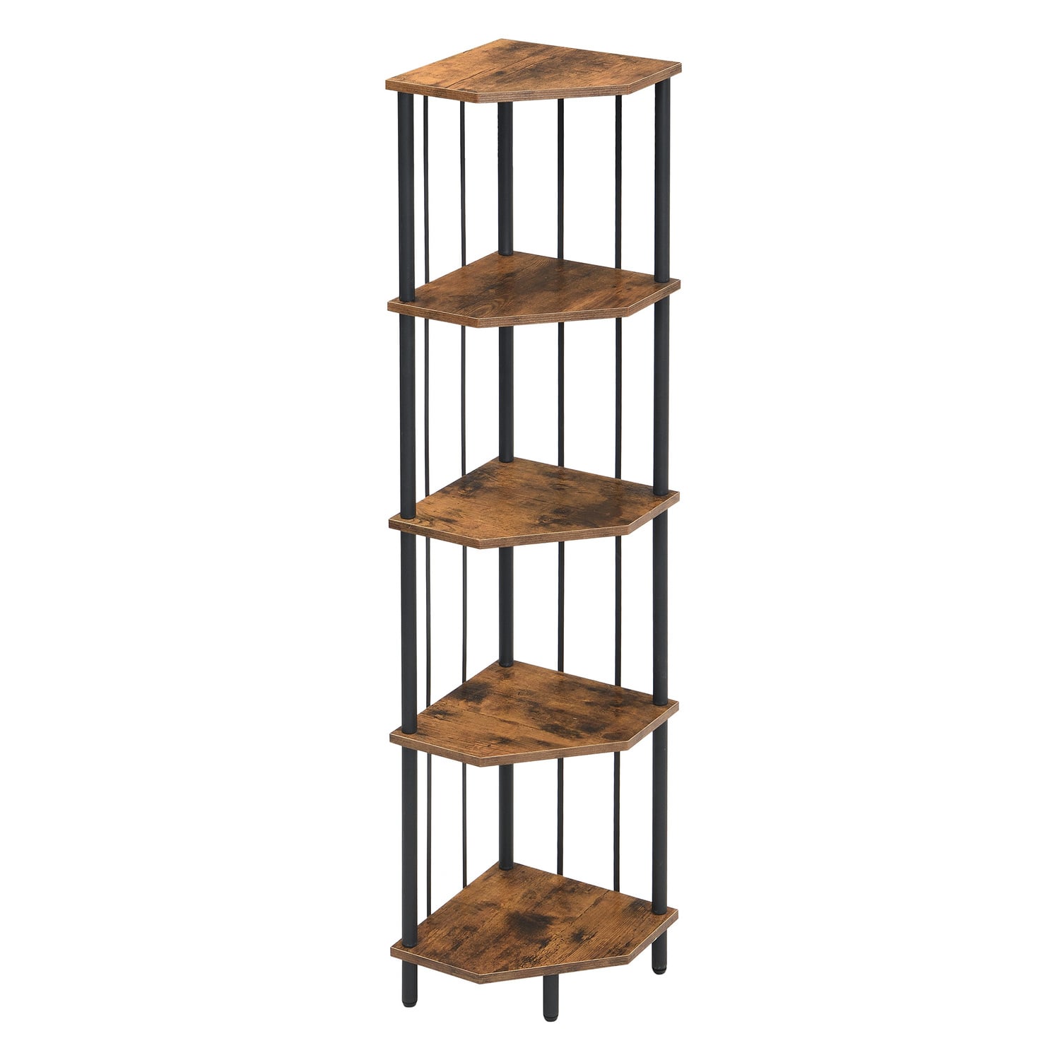 Lewis 5 Tier Corner Shelving Unit