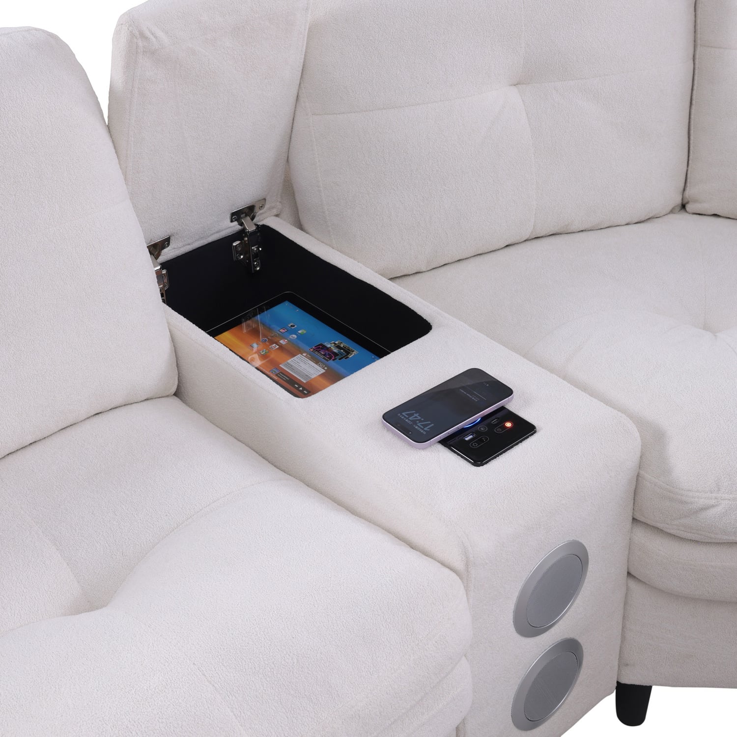 Wilmer 5 Seater Upholstered Modular Sofa