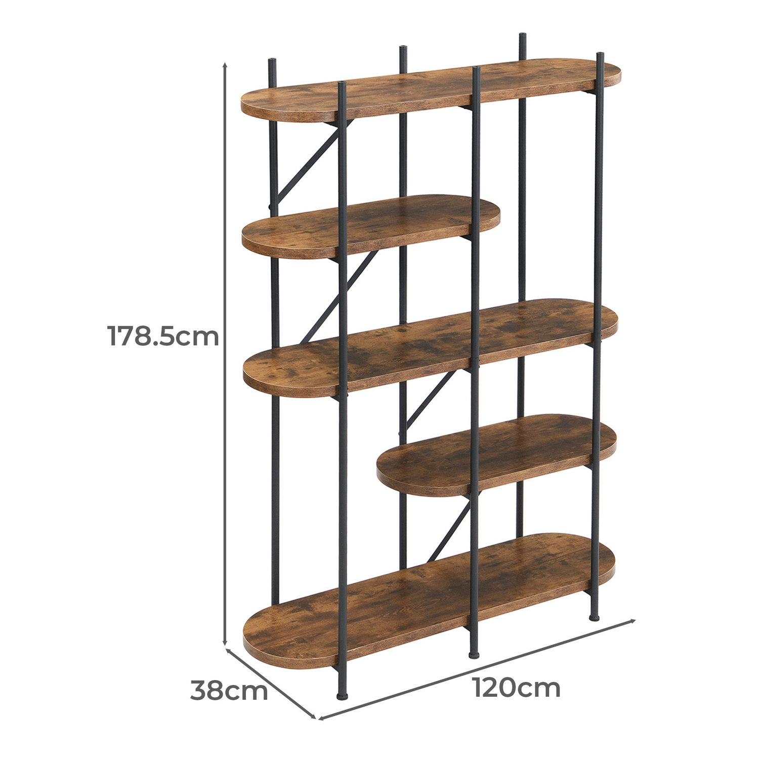 Florence 5 Tier Shelving Unit