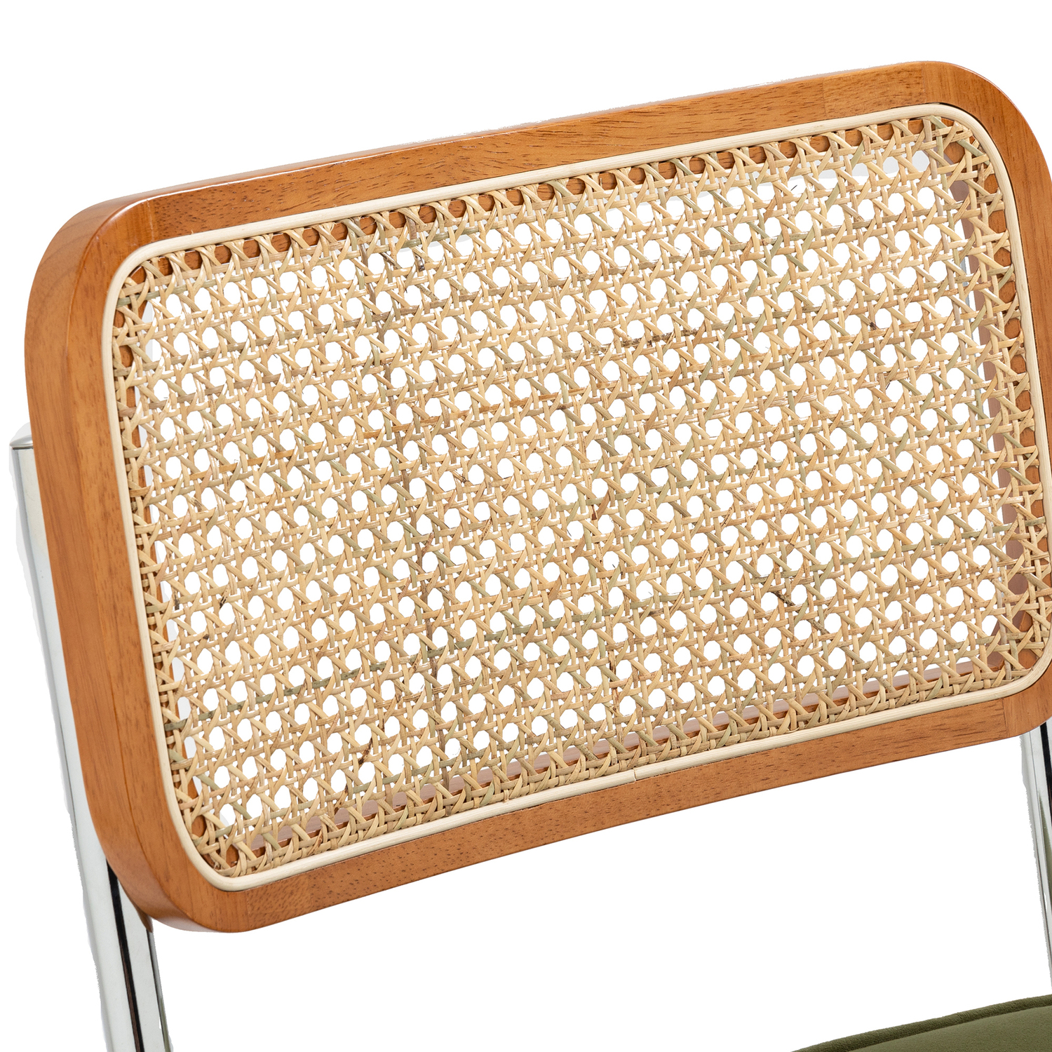 Marcel Breuer Cesca Replica Velvet Cantilever Dining Chairs