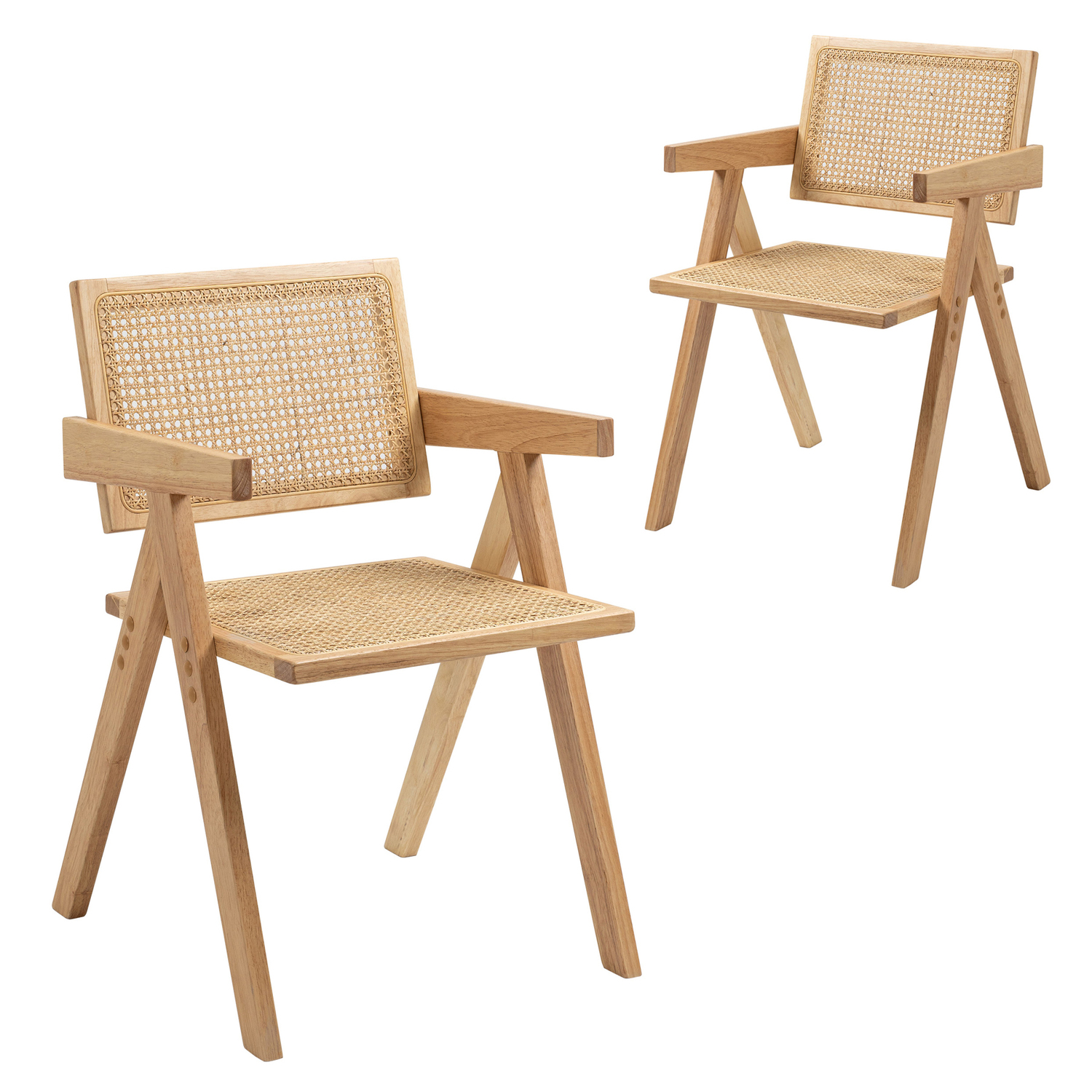 Korina Rubberwood Dining Chairs