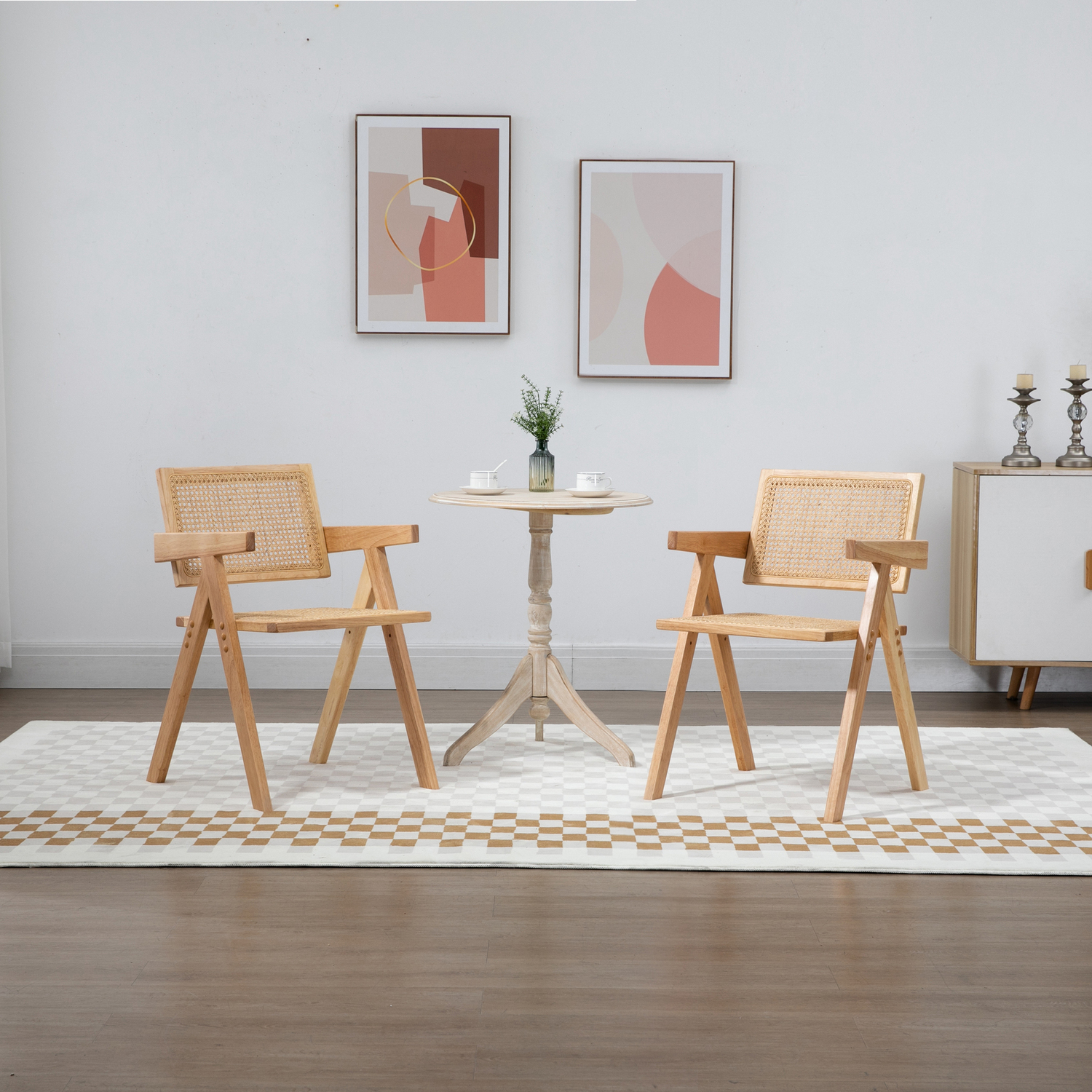 Korina Rubberwood Dining Chairs