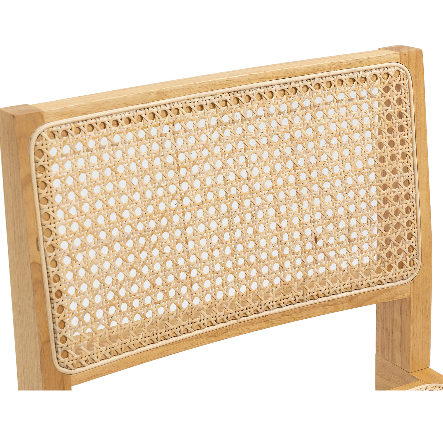 Korina Rubberwood & Rattan Dining Chairs
