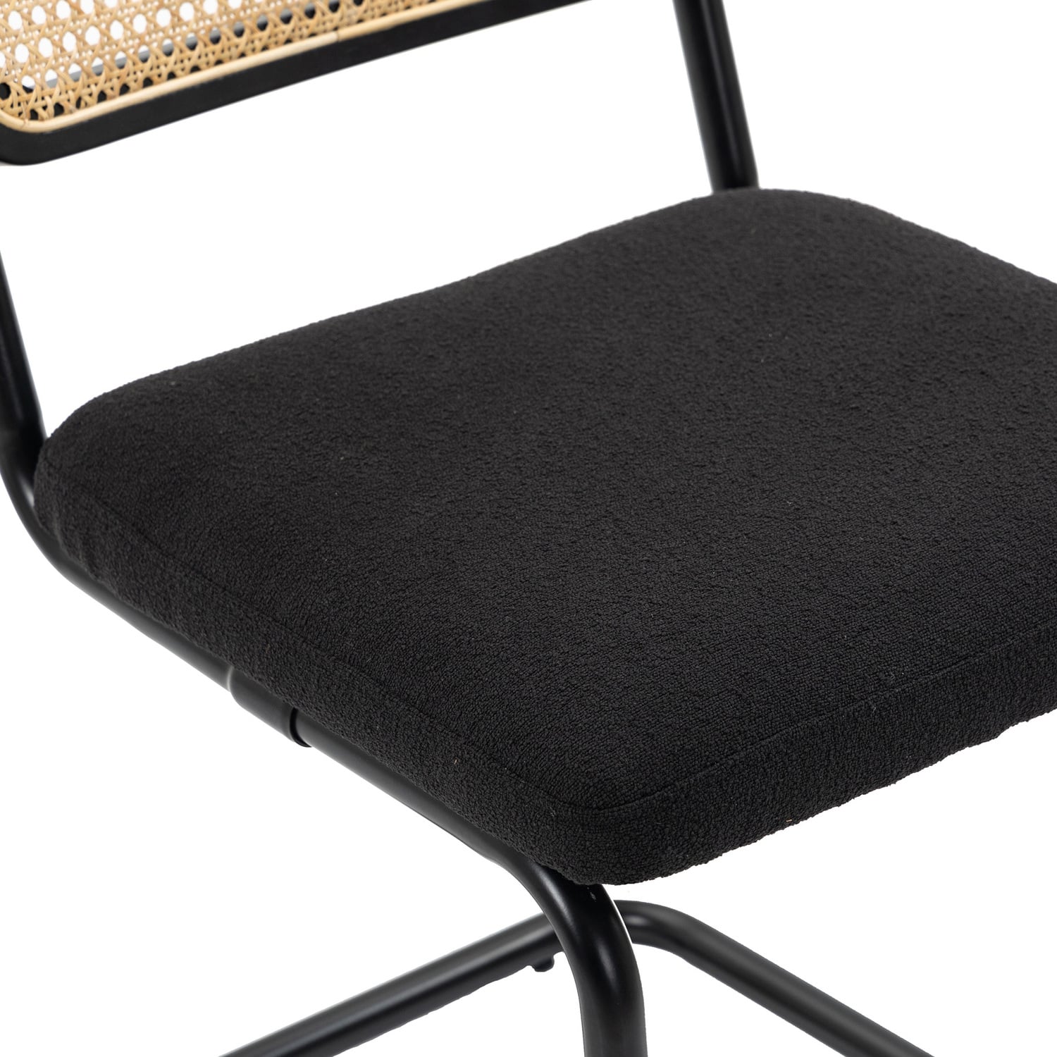 Marcel Breuer Cesca Replica Cantilever Boucle Dining Chairs