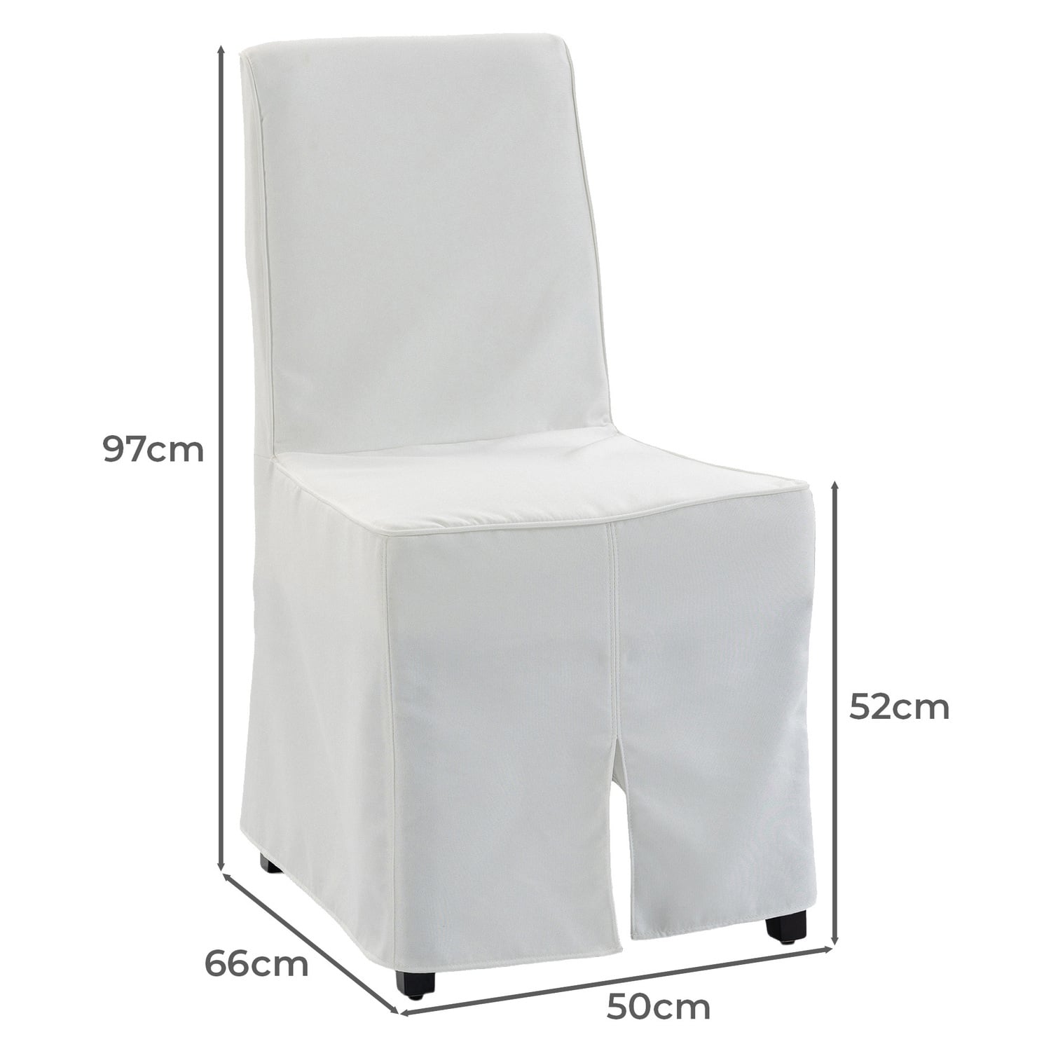 Caiden Upholstered Dining Chairs with Slipcover