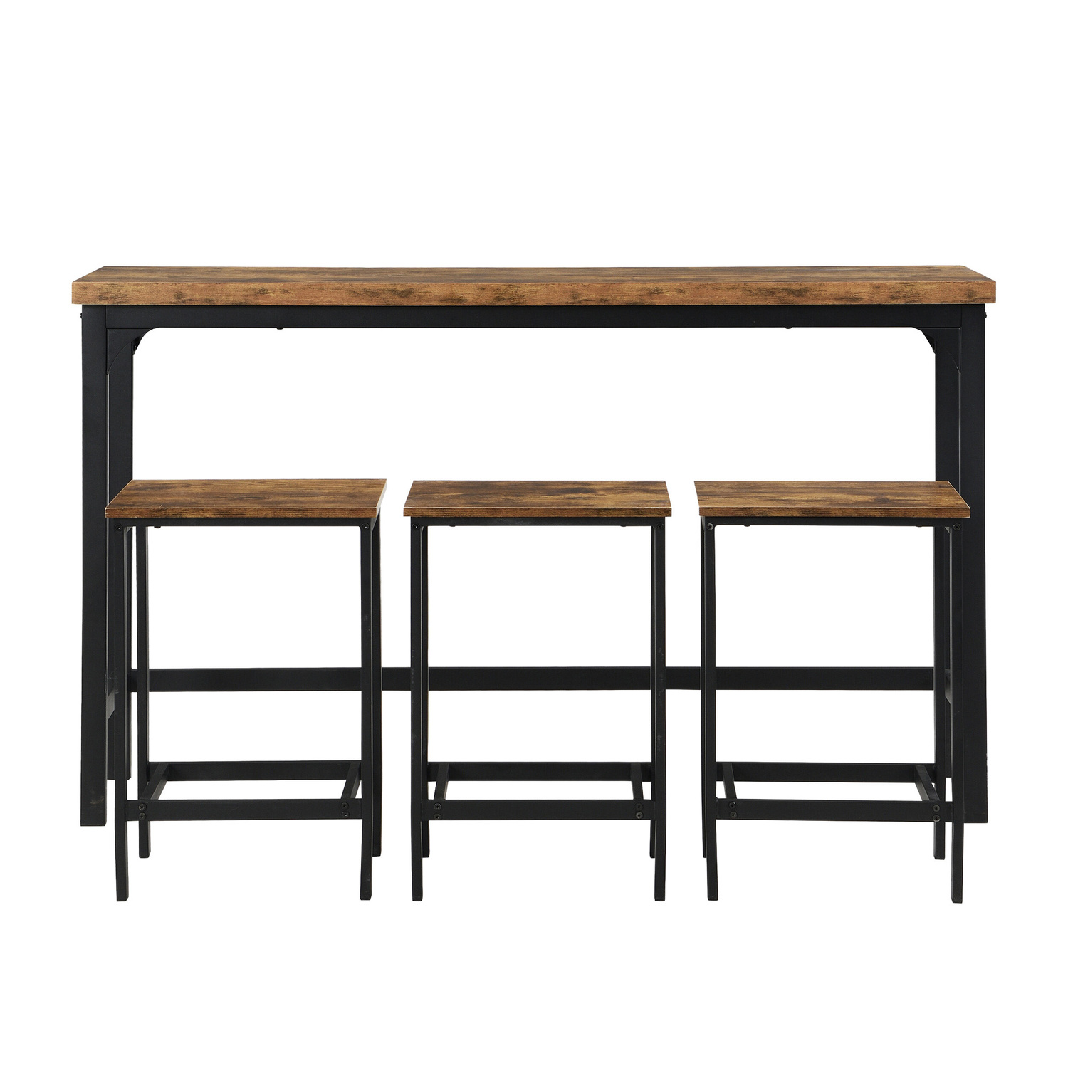 3 Seater Vince Bar Table & Stool Set