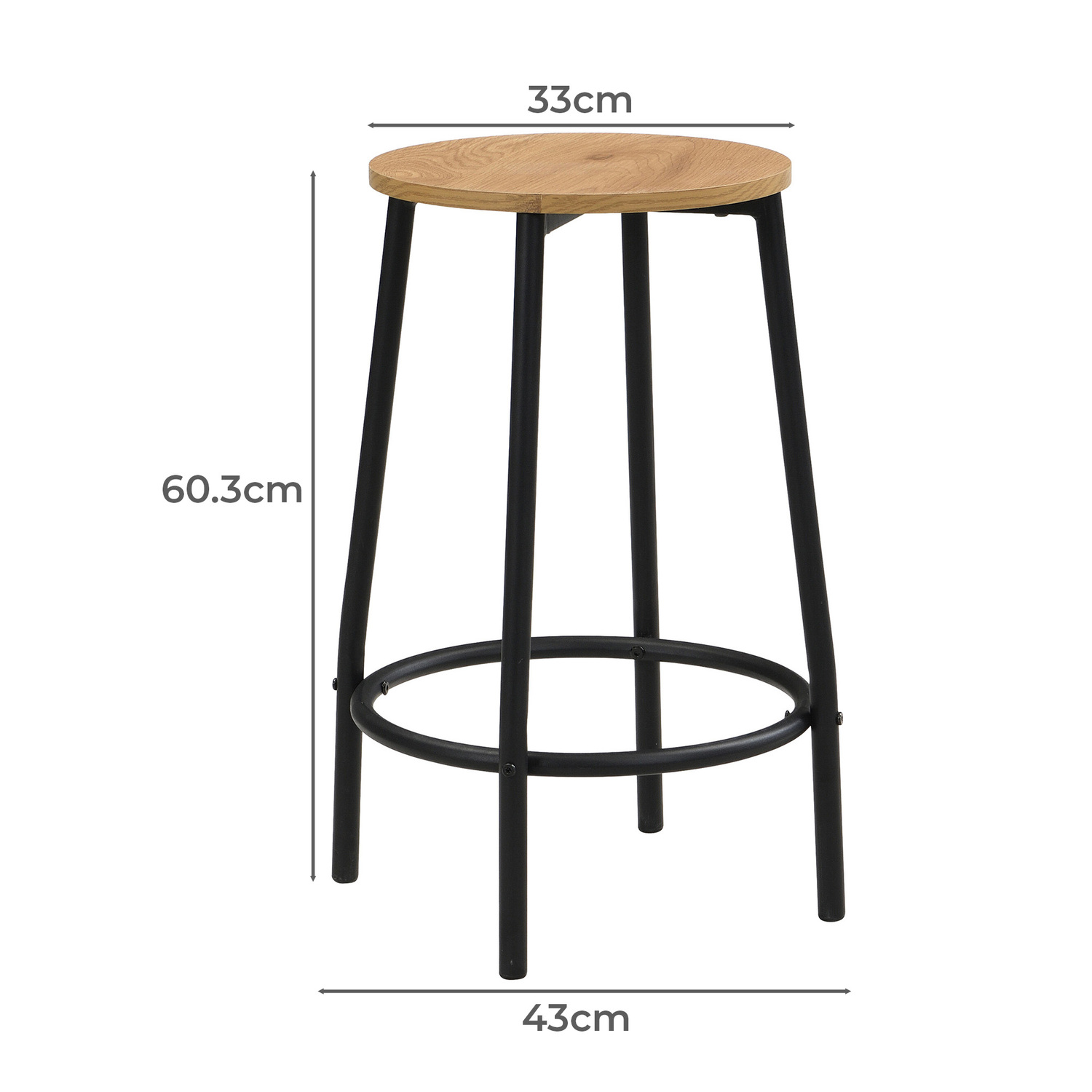 3 Seater Ellery Bar Table & Stool Set