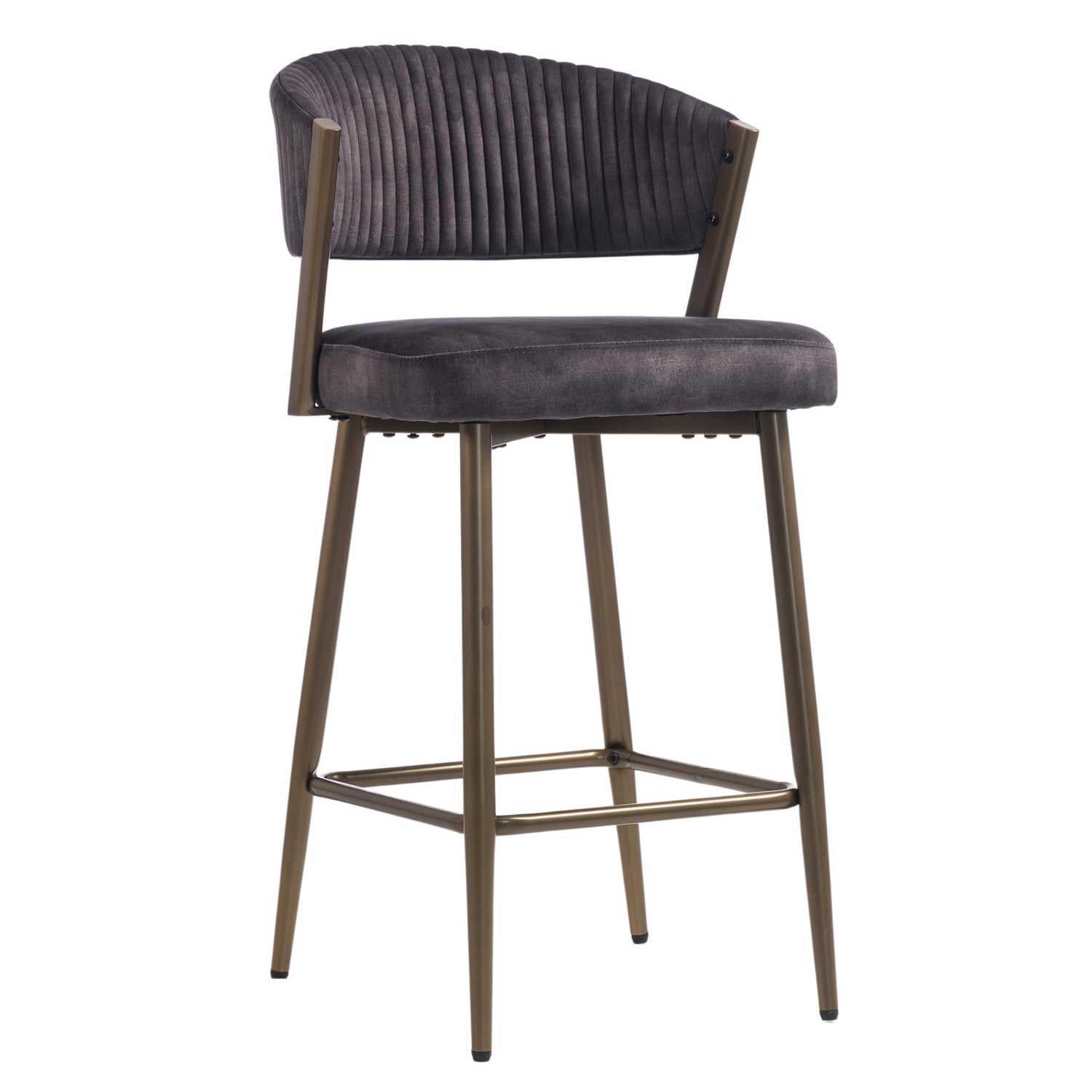 66cm Chacino Velvet Bar Stools