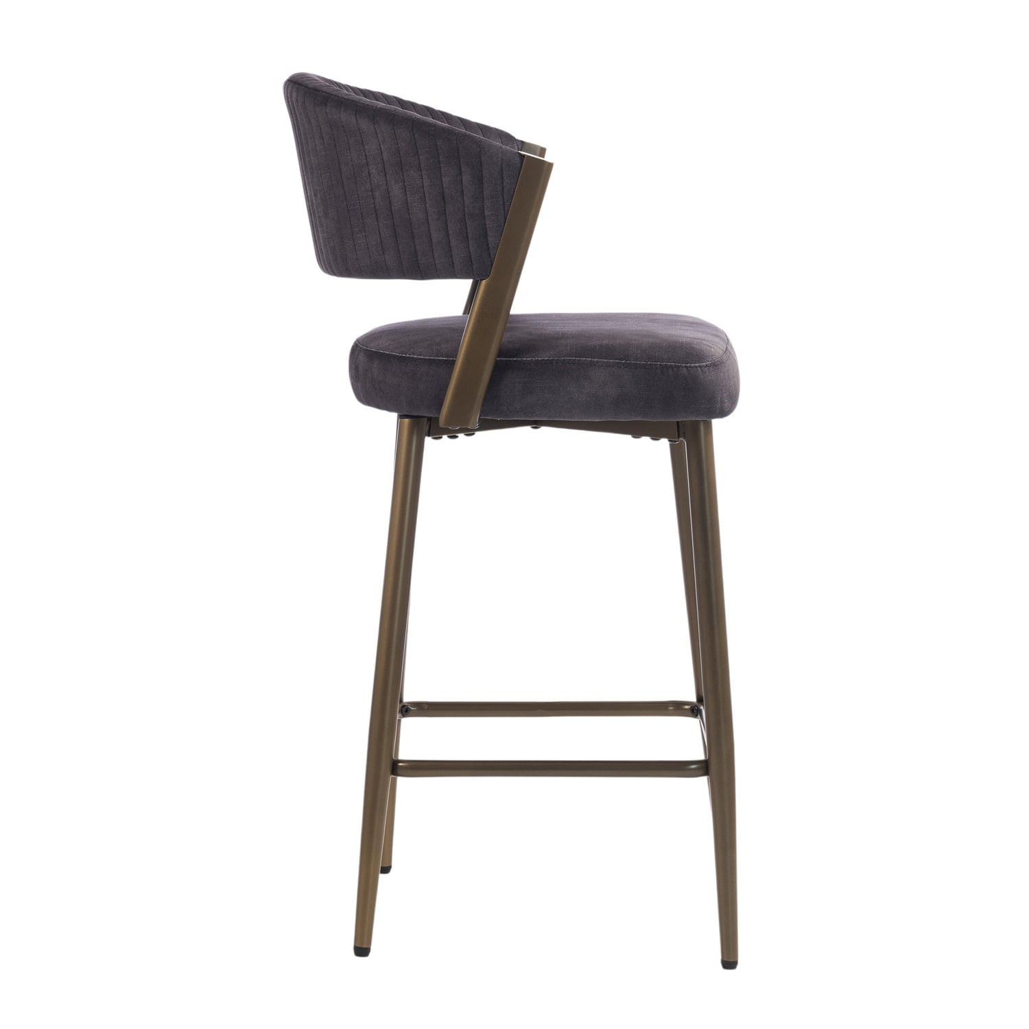 66cm Chacino Velvet Bar Stools