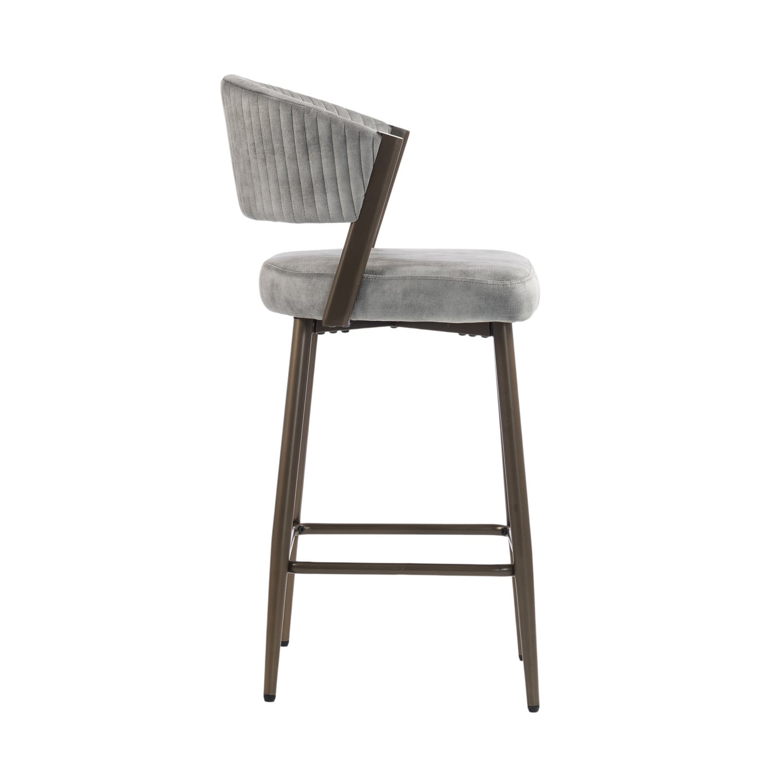 66cm Chacino Velvet Bar Stools