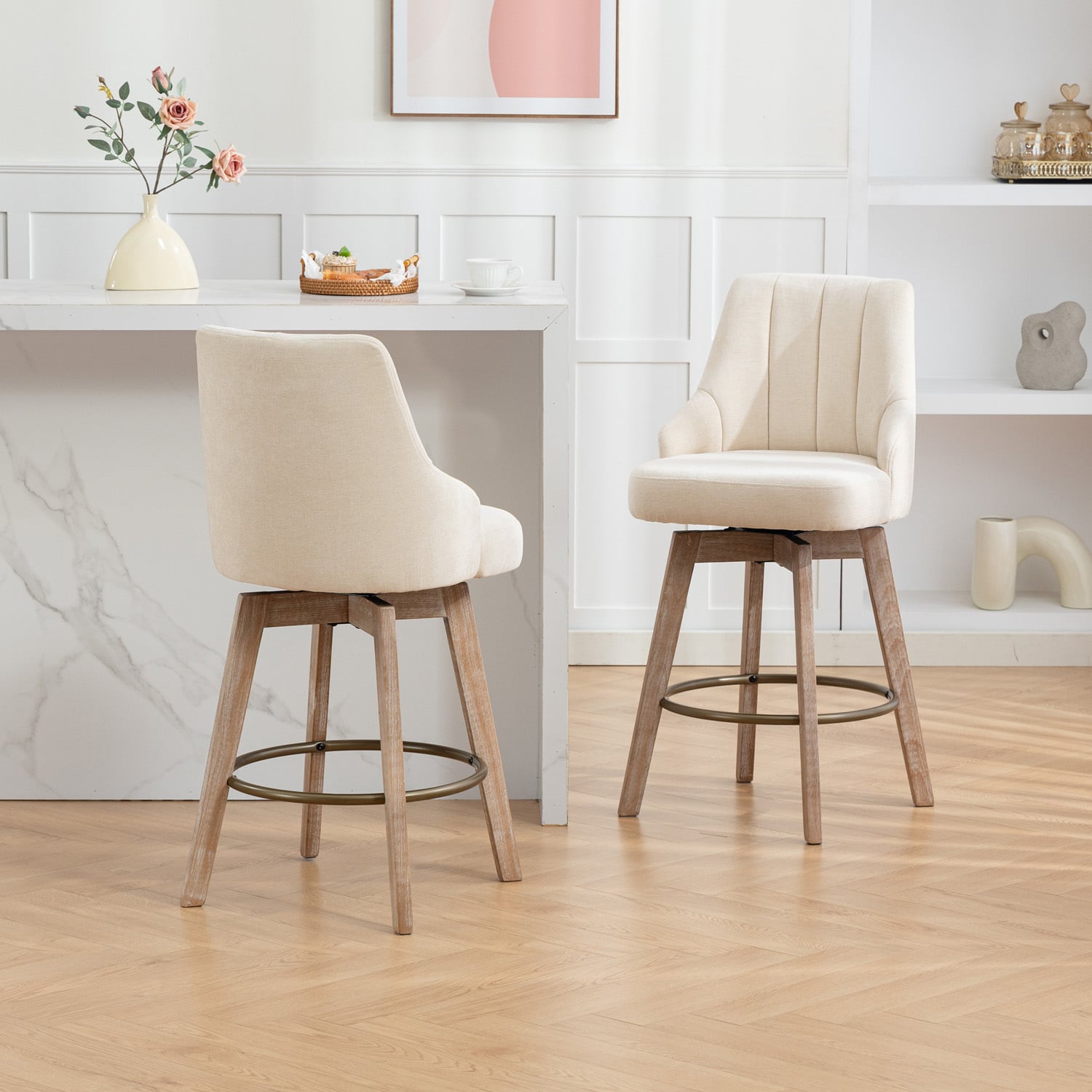 67.5cm Lowen Swivel Bar Stools
