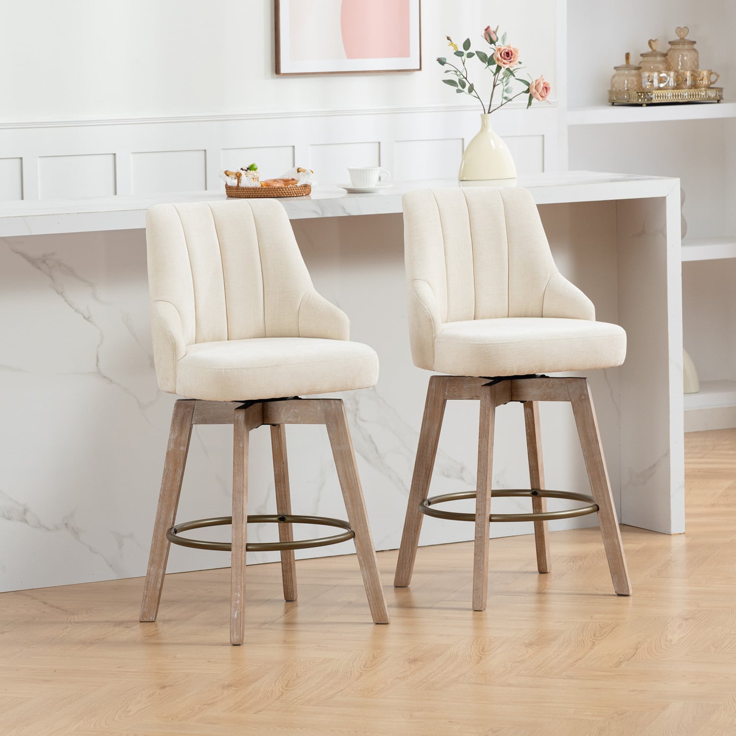 67.5cm Lowen Swivel Bar Stools