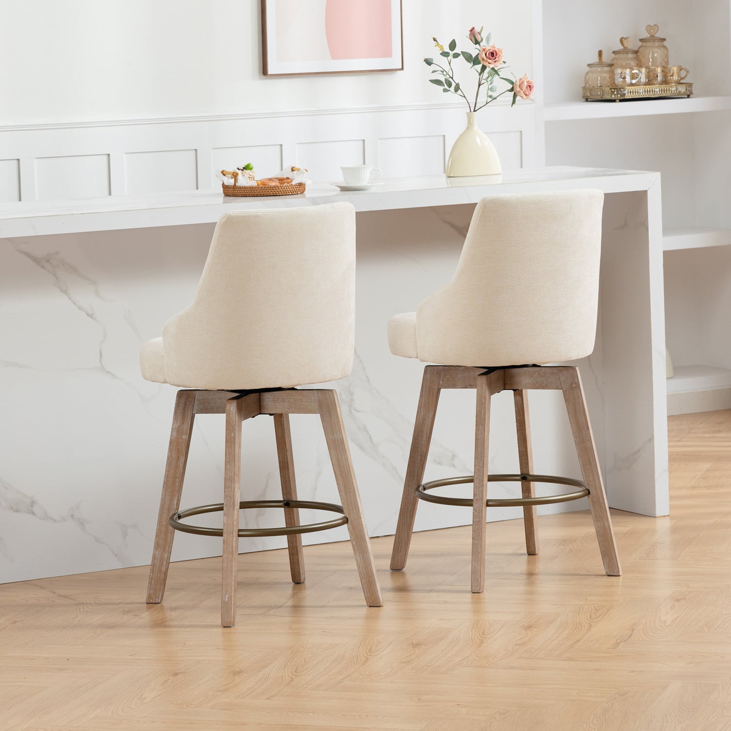 67.5cm Lowen Swivel Bar Stools