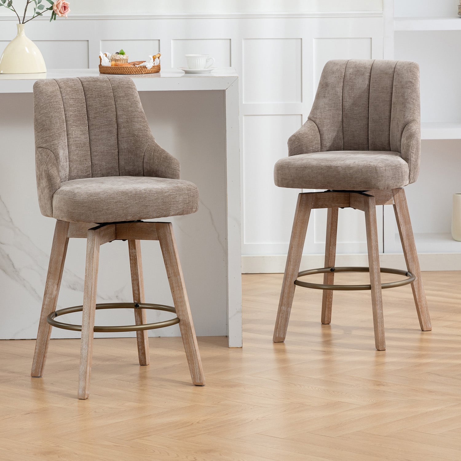 67.5cm Lowen Swivel Bar Stools