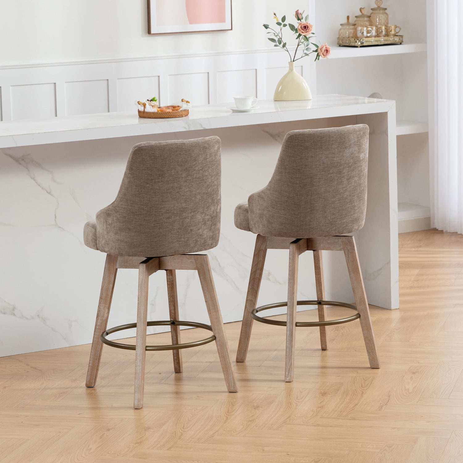 67.5cm Lowen Swivel Bar Stools