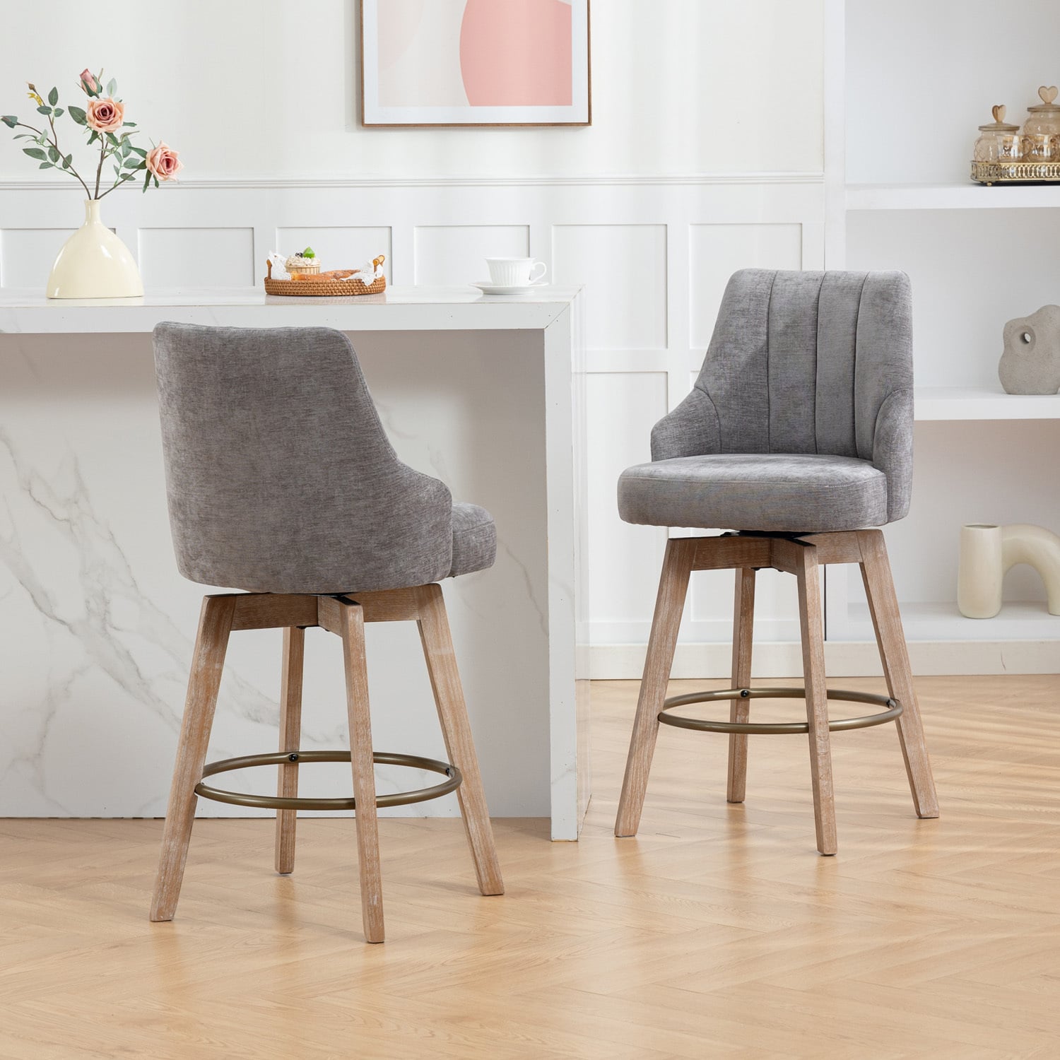 67.5cm Lowen Swivel Bar Stools