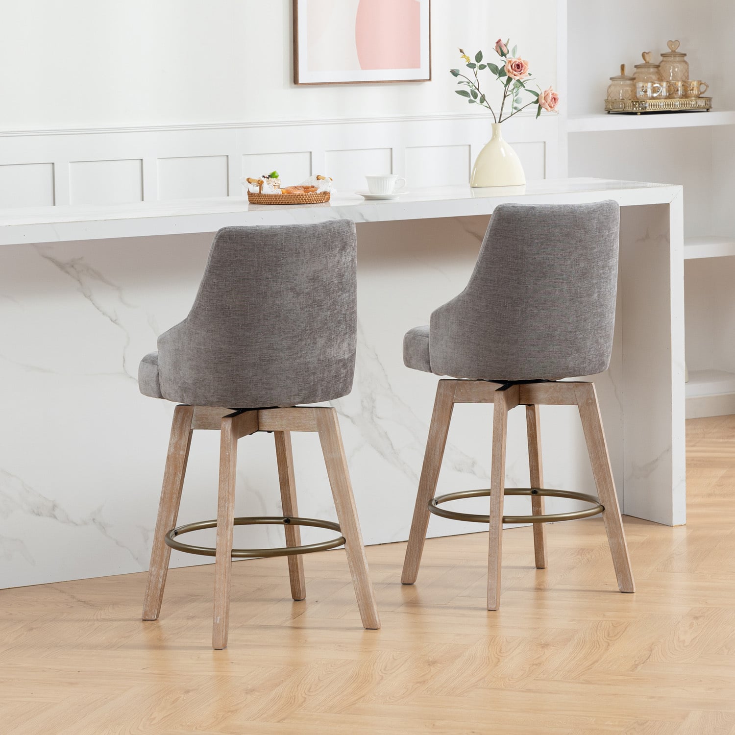 67.5cm Lowen Swivel Bar Stools
